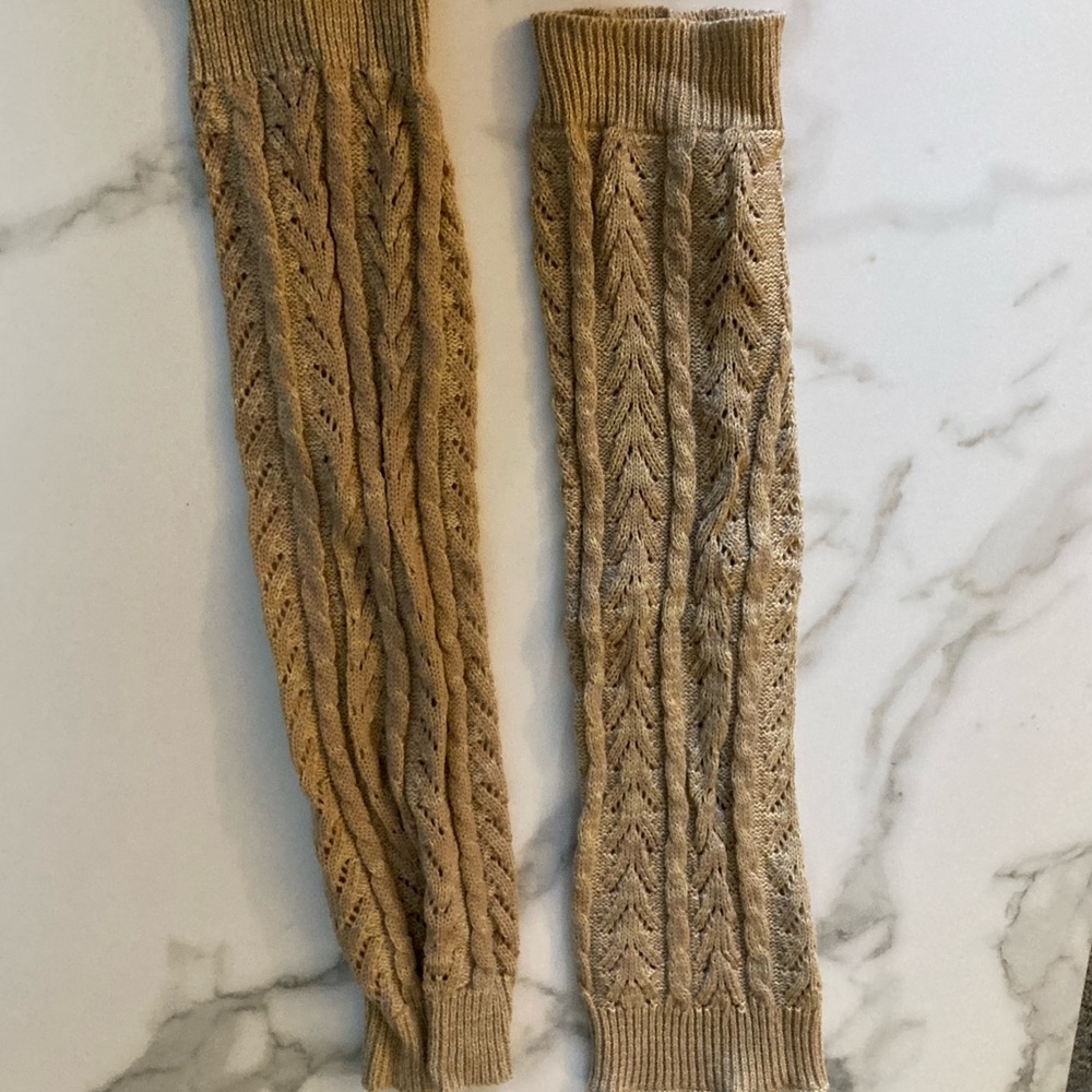 Tan/Brown Leg Warmers